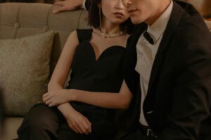 male escort and customer on date